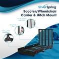 thumbnail image 2 of Silver Spring Porte-Fauteuil Roulant Pliant en Acier 48 Pouces x 28 Pouces avec Rampe et Support d'Attelage, 2 of 10