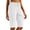 White, variant on Besolor Womens Running Shorts High Waist Elastic Drawstring Lightweight Quick Dry Casual Athletic Workout Knee Length Shorts with Pocket