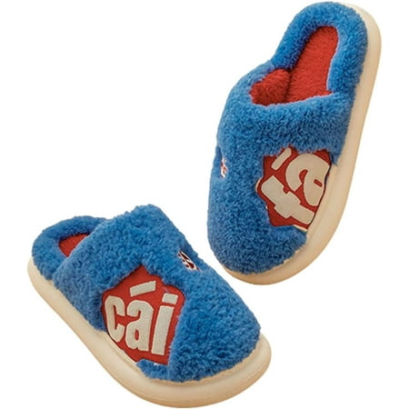 

PIKADINGNIS Women Funny Slipper Cozy Fluffy Plush Fur House Slides Memory Foam Indoor Outdoor Shoes