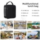 thumbnail image 5 of Fiambrera Bolsa de almuerzo para hombres y mujeres Fiambrera de gran capacidad Bolsas de almuerzo reutilizables Bolsa de almuerzo aislada Fiambrera térmica, 5 of 5