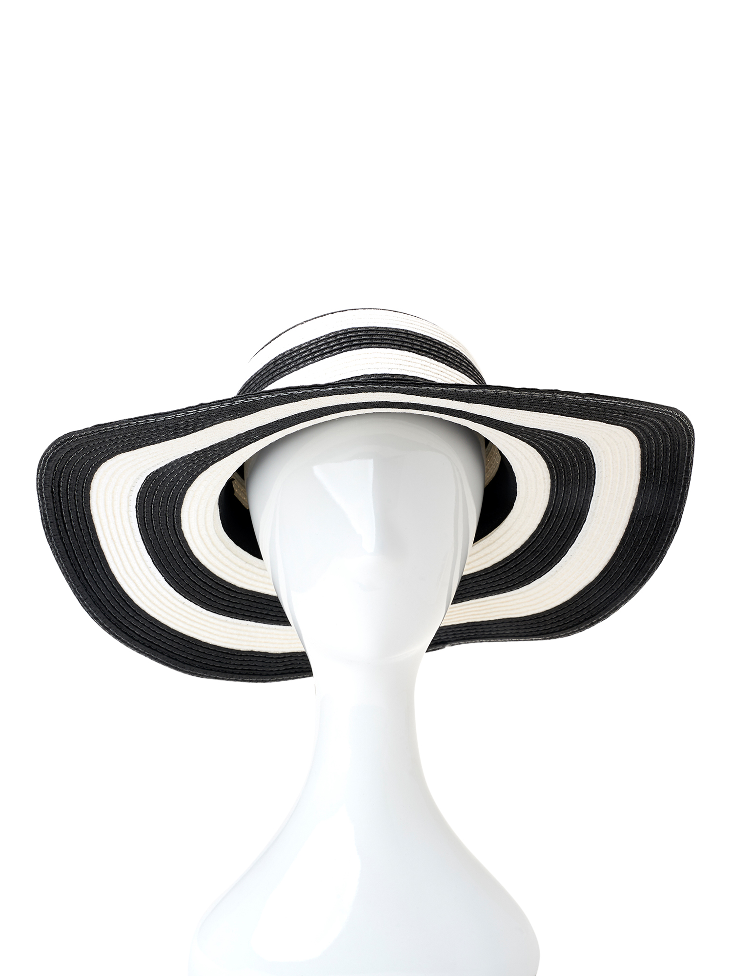 Time and Tru Women's Straw Floppy Hats, 2-Pack - image 3 of 5