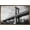 Bronze Framed Version, variant on The Brooklyn Bridge - Iconic Wall Poster, 22.375" x 34", Framed