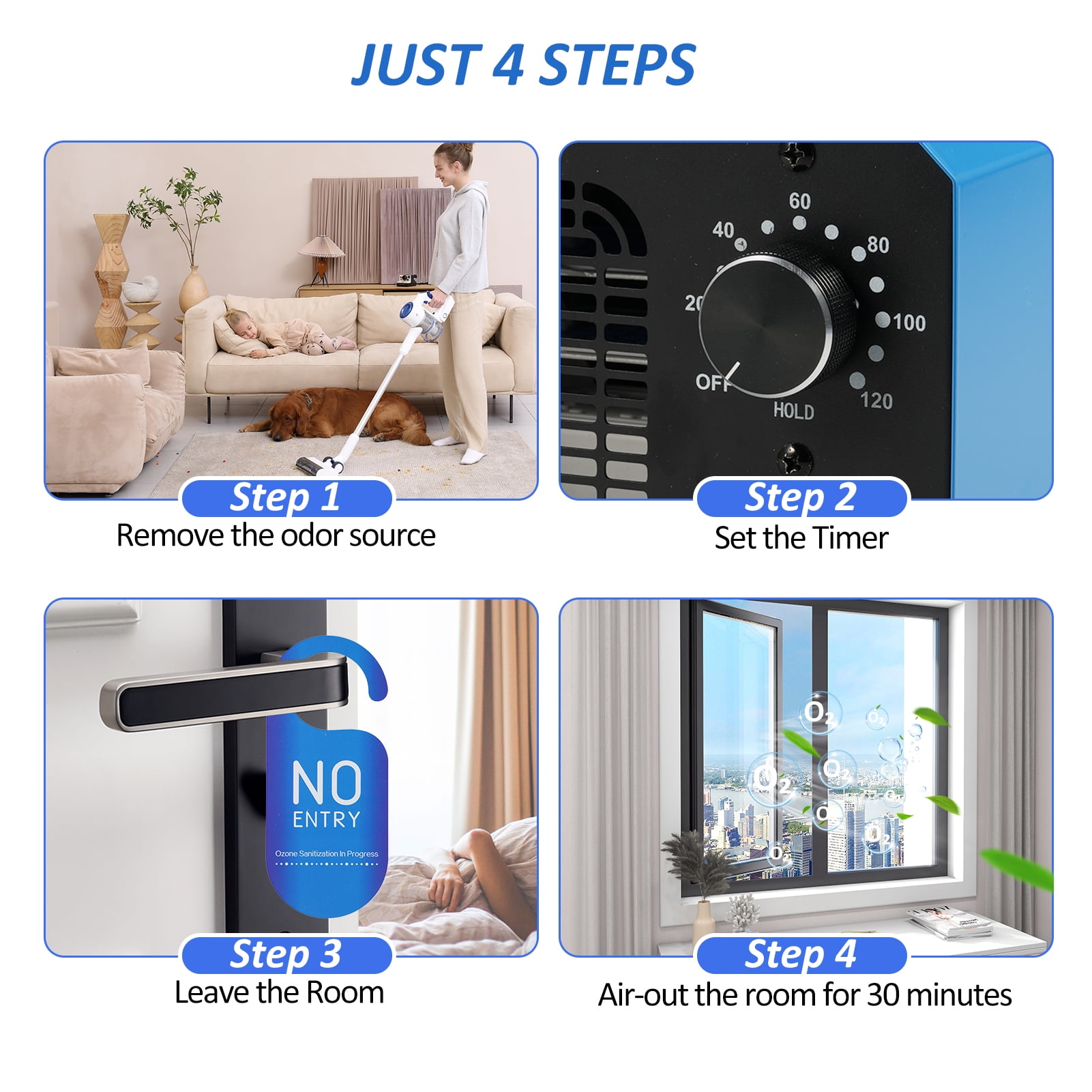 Ionizer smell removal discount