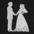 thumbnail image 3 of Cuadros Decorativos Troqueles de corte de boda de novio de novia de Metal plantillas para álbum de recortes DIY, 3 of 6