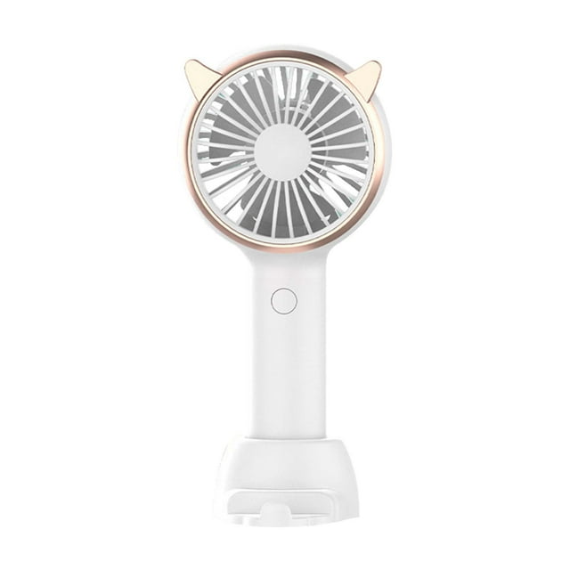 A Handheld Small Fan Usb Rechargeable Mini Portable High Velocity Strong Wind 3 Wind Levels Adjustable Low Noise Powerful For Student Dormitory 5.7X2.6X1.7 In