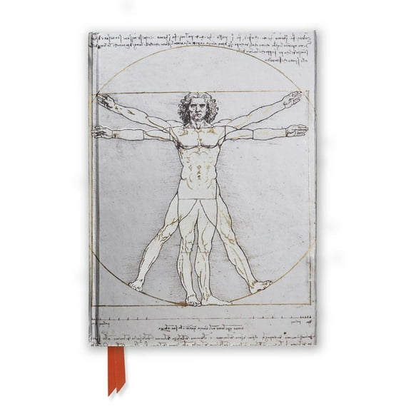 Flame Tree Notebooks: Da Vinci: Vitruvian Man (Foiled Journal) (Notebook / blank book)