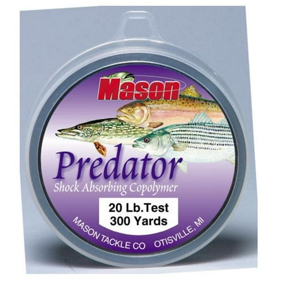 Mason Tackle Company PL-300-25 Predator Shock Absorbing Co-Polymer - 25 lb.
