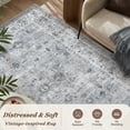 thumbnail image 5 of SIXHOME Rugs for Living Room Washable 6x9 Area Rugs Oriental Carpet Traditional Bedroom Dining Room Throw Rug Non Slip Vintage Foldable Distressed Print Neutral Indoor Rug Grey, 5 of 6