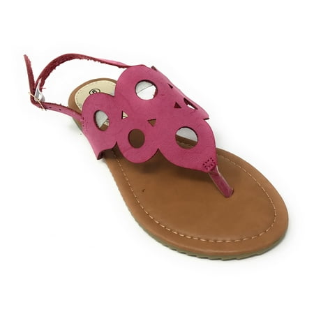

Victoria K Circular Perforated Design Sandals (Women)