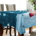 thumbnail image 3 of BZSMCE Square Tablecloth Snow Candle Pattern Pattern Tableclothes, 3 of 9