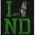thumbnail image 2 of I Love North Dakota Squirrel Funny Unisex Plus Fleece Graphic Hoodie Brisco Brands 2X, 2 of 5