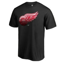 Men's Detroit Red Wings Black Midnight Mascot T-Shirt