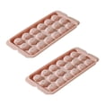 thumbnail image 1 of Small Diamond Shaped Ice Cube Tray With Lid, Suitable For Freezers, Ice Maker Molds Without Babbitt Alloy, Easy To Demould, 1 of 1