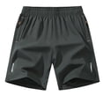 thumbnail image 2 of Mens Athletic Shorts Quick Dry Lightweight Gym Workout Shorts Outdoor Basketball Running Short with Zipper Pockets, XL, 2 of 5