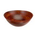 thumbnail image 3 of Lipper International Cherry Finished Wavy Rim Bowl with Salad Hands, 3 Piece Set, 3 of 5