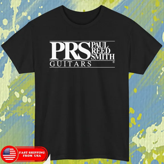 Paul Reed Smith PRS Guitars Logo Black tshirt size L