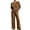 Khaki, variant on Women's 2 Piece Loungewear Outfits Ribbed Knit V Neck Long Sleeve Top and Wide Leg Pants Sets Soft Warm Fall Winter Casual Tracksuit Khaki
