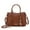 Cognac, variant on MKF Collection Valeria Women's Satchel Bag Vegan Leather Shoulder Bag Handbag Purse With Keyring by Mia K. - Wine