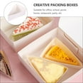 thumbnail image 4 of Yardwe 20 Pcs White Paper Cake Boxes Food Wrapping Containers for Storage Bottom Buckle, 4 of 6