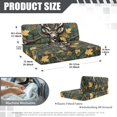 thumbnail image 6 of Pzuqiu Camouflage Hunting Deer Rv Cushion Slipcover Breathable Set of 2 Rv Dinette Cushion Set Easy Install Replacement Camper Sofa Chair Protector for Travel Trailer Couch Booth Seat, 6 of 6