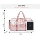 thumbnail image 2 of KAIYANG Bolsa de deporte para gimnasio, bolsa de viaje impermeable con compartimento para zapatos y bolsillo para artículos húmedos, color rosa, 2 of 5