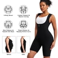 thumbnail image 5 of MISS COCOLI Sauna Suit for Women Sweat Vest Waist Trainer Workout Slimming Full Body Shaper Zipper Sleeveless, 5 of 8