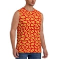 thumbnail image 2 of Easygdp A Big Hot Dog Men's Breathable Tank Tops Sleeveless Sporty T Shirts for Basketball, Mountaineering, Bodybuilding -Small, 2 of 8