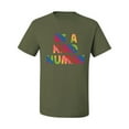 thumbnail image 2 of Wild Bobby, Be A Kind Human Positive Inspirational Slogan Inspirational/Christian Men Graphic Tee, Military Green, 5X-Large, 2 of 6