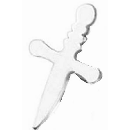 Body Accentz Dermal Cross 316L Surgical Steel Cartilage, Barbell Studs 14g