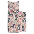 thumbnail image 2 of Boston Terrier Dog with Flower Toddler Nap Mats for Kids Preschool,50"x20" Sleeping Mat Bag or Kids,Toddler Sleeping Bag,Toddler Nap Mat or Daycare, 2 of 6