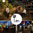 thumbnail image 4 of Perfect Holiday 30 LED Solar String Lights,Waterproof with Bubble Design Bulbs for Outdoor Home decor, Christmas, Parties, Garden - Multicolor, 4 of 12