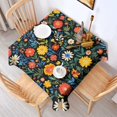 thumbnail image 2 of Pioneer Flower Floral Print Pattern Square Tablecloth,Waterproof Square Table Cover,Wipeable Spillproof Washable Table Cover for Home Kitchen Party Decor 42"X42"(107x107cm), 2 of 6