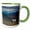 Green/White, variant on 3drose, Dall Sheep on Ridge, Fall Tundra, Denali National Park, Alaska, Usa., 15oz Mug