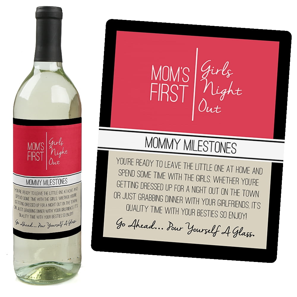 Mummy milestone wine labels