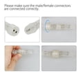 thumbnail image 6 of Meteor Shower Lights, 11.8in 8 Tubes 192 LEDs Meteor Lights, Icicle Snow Falling Christmas Lights, Rain Drop String Waterproof Cascading Lights Indoor Outdoor Xmas Tree Wedding Party Decor, 6 of 9