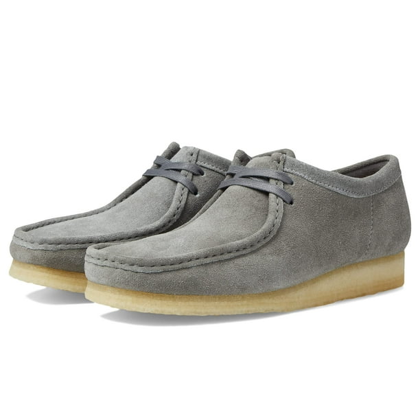 Wallabee clearance grey suede