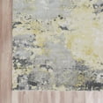 thumbnail image 6 of Ox Bay Hand Loomed Modern Abstract Light Area Rug, Gray / Yellow, 7'9" x 9'9", 6 of 6