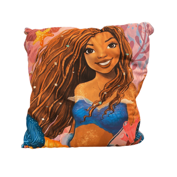Disney The Little Mermaid Live Action Film Pillow and Blanket Set New with Tag
