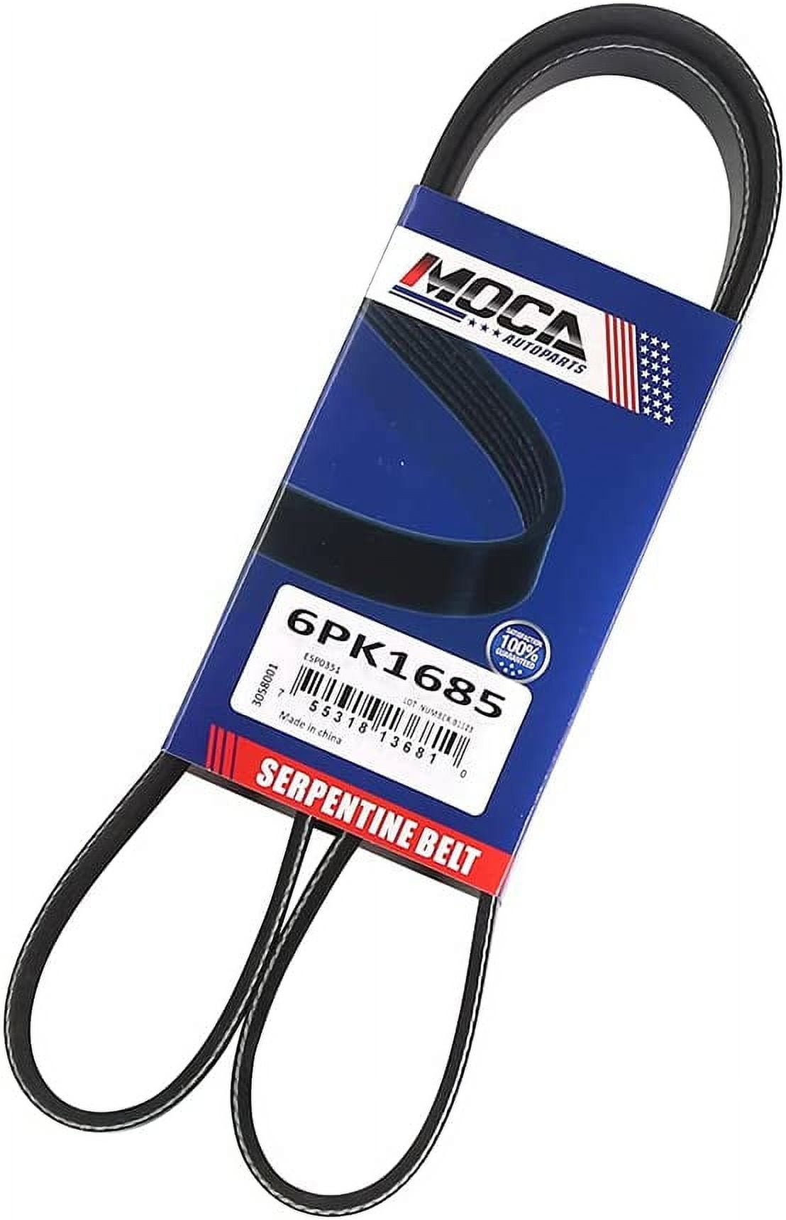 MOCA AUTOPARTS 6PK1840 Serpentine Belt fit 00-03 for Pontiac MOCA AUTOPARTS 6PK1840 Serpentine Belt fit 00-03 for Pontiac