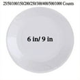 thumbnail image 3 of 6 -Inch/9-Inch Paper Plates Uncoated, Disposable Plates Paper Plate Bulk, White, 3 of 7