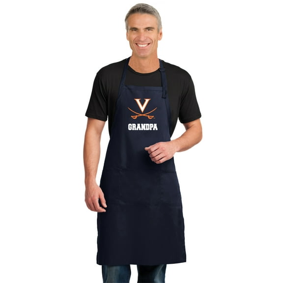 Large UVA Grandpa Apron OFFICIAL University of Virginia Grandpa Aprons