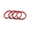 thumbnail image 4 of 4 Pieces Air Condition Ring Ring Easy Installation Vent Outlet Auto Trim Decoration Automobile Aluminum Sticker Replacement for A3 A1 S3, 4 of 7