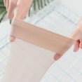 thumbnail image 4 of Lroveb Knee High Socks for Women Mid Tube Stockings Female Anti Hook Silk Summer Ultra Thin Half Flesh Color Spring Autumn Long Leg Short Socks, 4 of 5