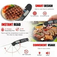thumbnail image 3 of Probe Thermometer Digital  Read Meat Thermometer Food Cooking Temperature Tester With Rotatable Probe For Grill BBQ Milk Kitchen Use, 3 of 7