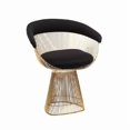 thumbnail image 1 of Heavenly Collection Noir Or Chaise Salle à Manger, 1 of 2