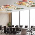 thumbnail image 3 of 2 Pack Bohemia Flowers Fluorescent Light Covers for Ceiling Lights Color Vintage Pesley Floral Leaf Plant Pattern Magnetic Ceiling Light Covers Overhead Light Filters for Office Classroom Home, 3 of 9