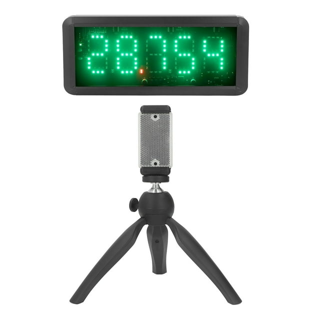 Timer, Waterproof LED Display Racing Timer Sprint Race Clock With 5 Digit, 0.001s Error, Auto Reset, Electronic Field Timer For Skating Track