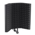 thumbnail image 1 of Professional Studio Recording Microphone Isolation Shield Pop Filter Microphone Wind Screen with High Density EVA, 1 of 8
