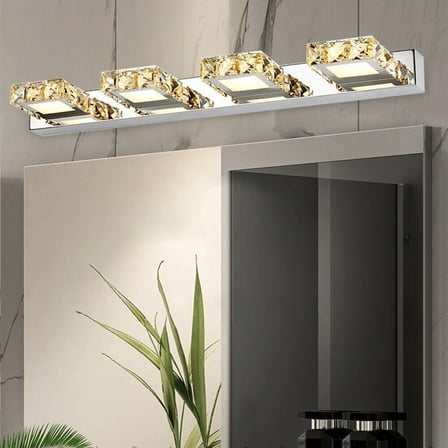 Modern LED Bathroom Lighting Crystal Mirror Front Vanity Light Make-Up Wall Lamp