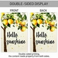 thumbnail image 5 of ChloropLastid Welcome Sunflower Garden Flag 12x18 Inch Small Summer Sunflower Double Sided for Outside Yard Flags Hello Sunshine Butterflies Floral Holiday Seasonal Outdoors Flag, 5 of 10